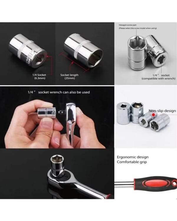 12-Piece Ratchet Wrench Set - Image 8