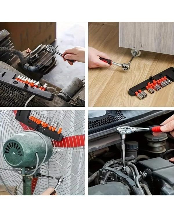 12-Piece Ratchet Wrench Set - Image 9