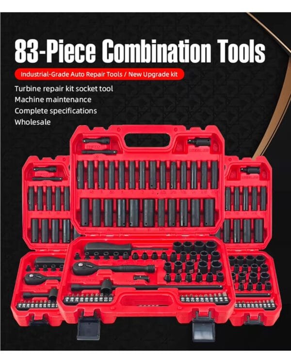 Wrench Torques 83 Pieces of Hands Tools - Image 3