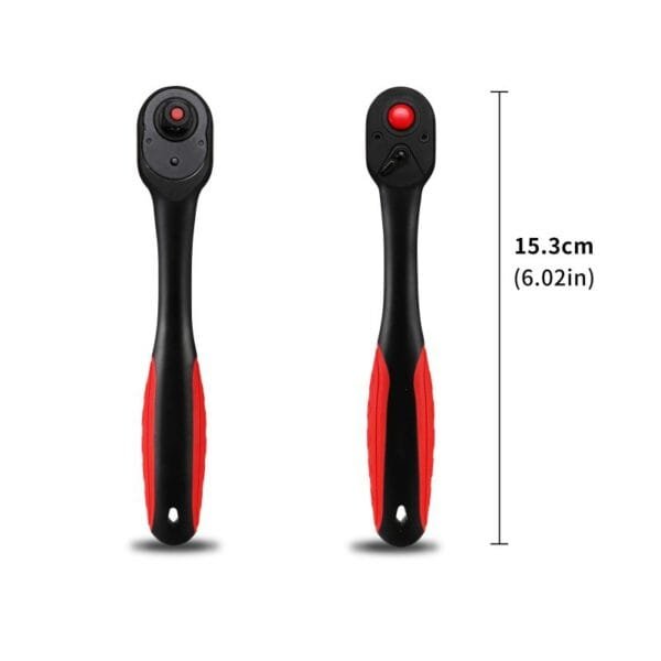 72-Tooth Curved Handle Ratchet Wrench Flying Two-way - Image 4