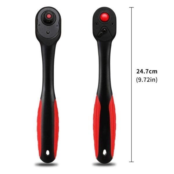 72-Tooth Curved Handle Ratchet Wrench Flying Two-way - Image 5