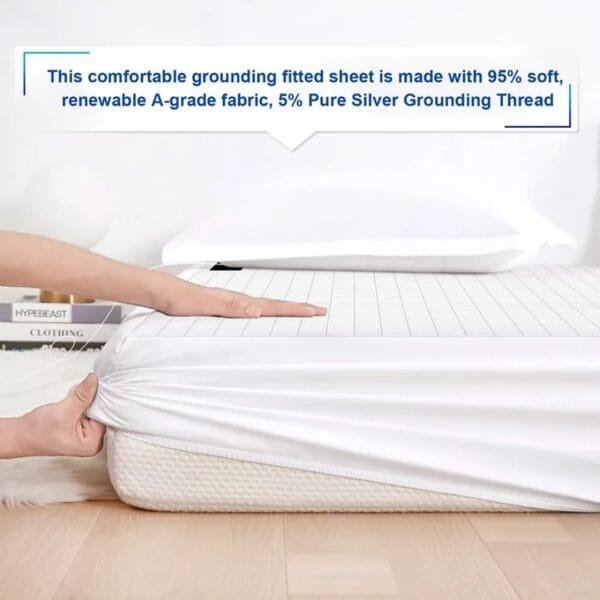 Silver Grounding Bed Sheet - Image 6